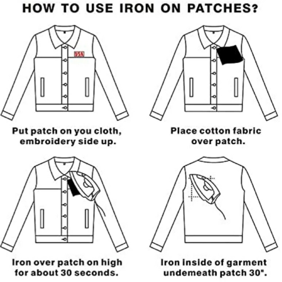 MUSHROOM HIPPIE EMBROIDERY IRON ON PATCH - Picture 2 of 2